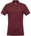 KB254 K254 Kariban Short Sleeve Piqué Polo Shirt Wine colour image